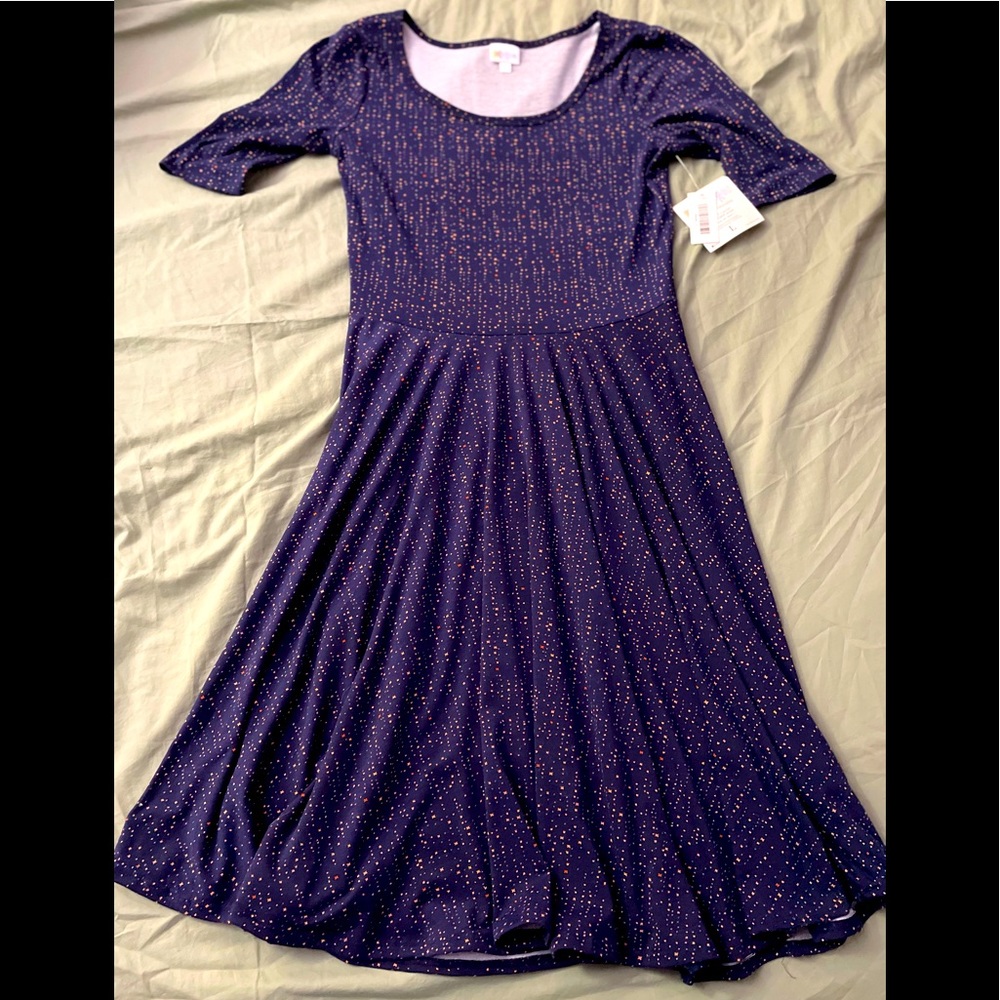 Lularoe Nicole Knit Midi Dress